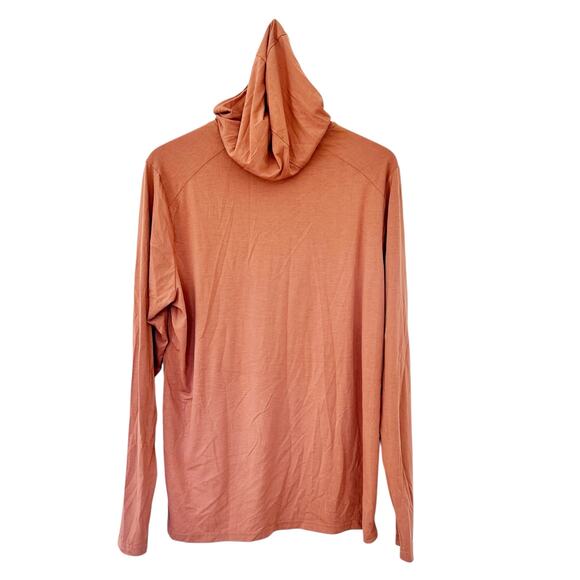 Free Fly Orange Pullover Hoodie Shirt Sz L - Picture 5 of 5